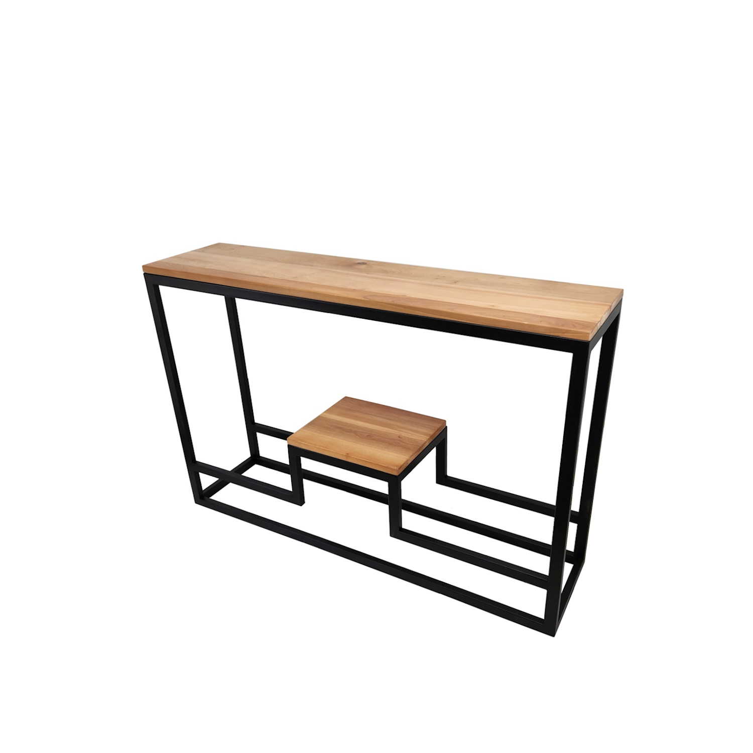 ARRIMO ILOFT ROBLE ESTILO INDUSTRIAL 100X30X83 ARACENA M ACERO - 2