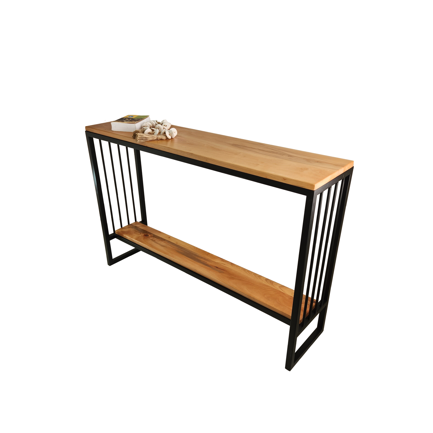 ARRIMO ILOFT CARDONA M ROBLE ESTILO INDUSTRIAL 100X30X82 ACERO - 2