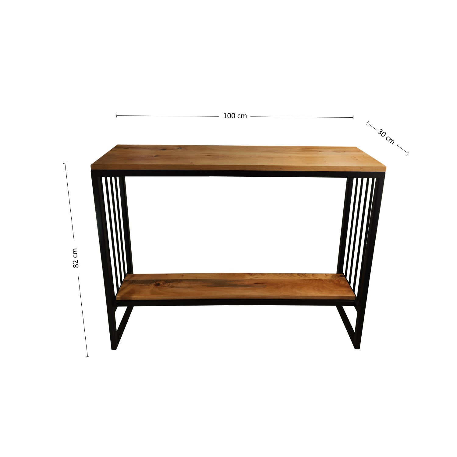ARRIMO ILOFT CARDONA M ROBLE ESTILO INDUSTRIAL 100X30X82 ACERO - 5