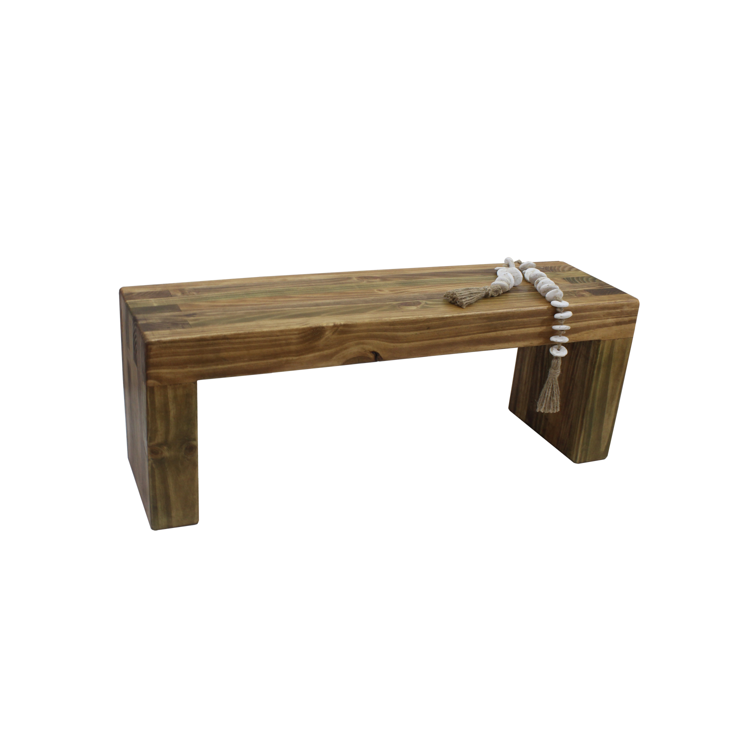 BANQUETA ILOFT BELICE M MADERA 100X30X40 TONO ARENA - 1
