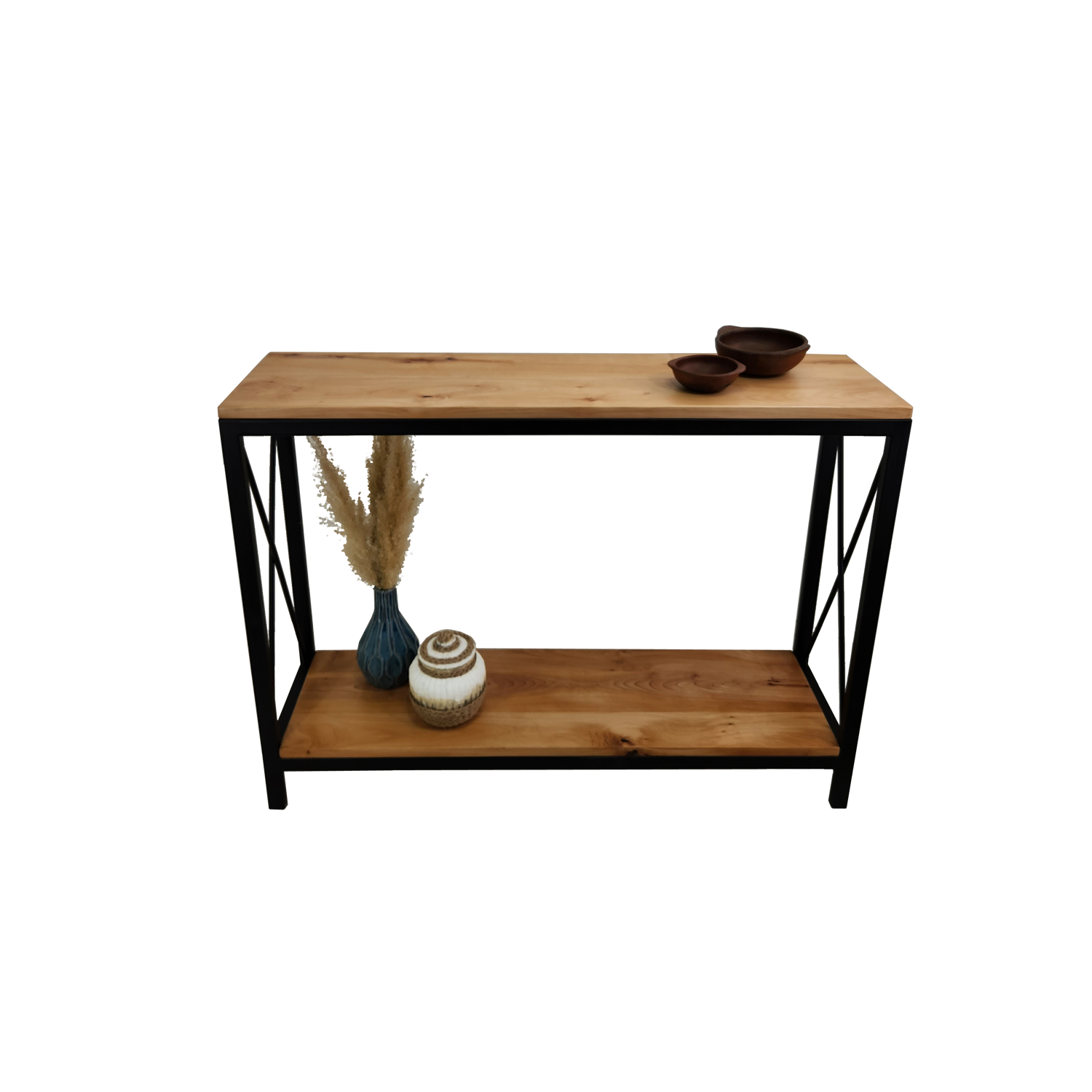 ARRIMO ILOFT GRANADA M ROBLE ESTILO INDUSTRIAL 110X30X82 ACERO - 2