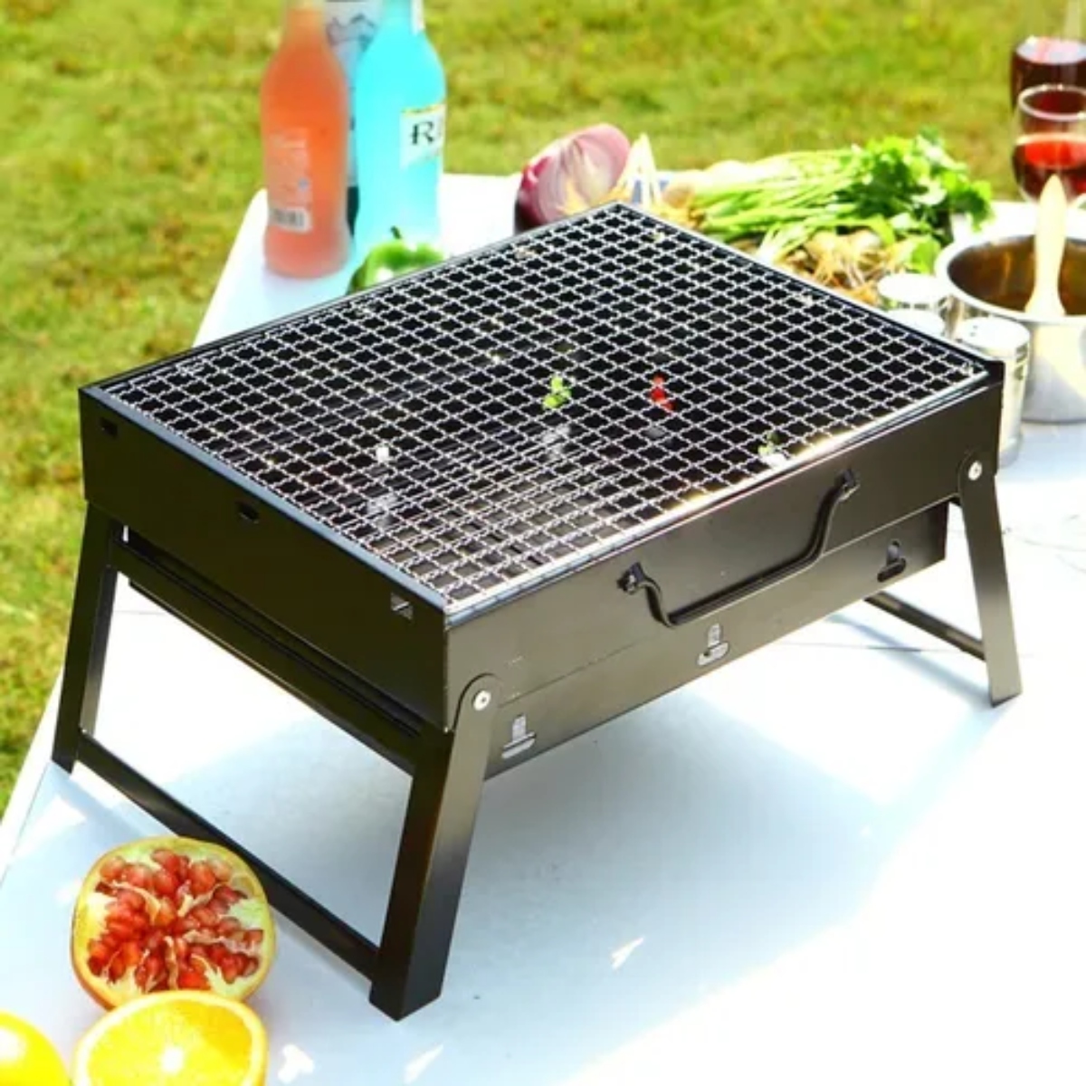 PARRILLA CUADRADA BBQ 36X29X6,8 CM - 2
