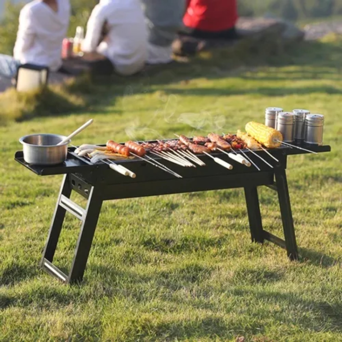 PARRILLA CUADRADA BBQ 36X29X6,8 CM - 3