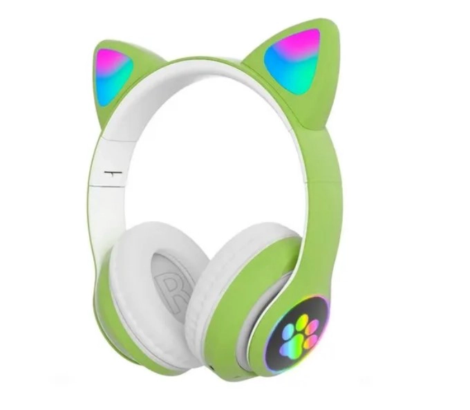 AUDÍFONOS GATO CAT BLUETOOTH VERDE - 1