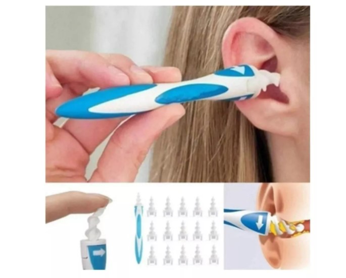 KIT REMOVEDOR LIMPIEZA DE OIDOS ESPIRAL 16 CABEZALES REMOVEDOR CON 16 CABEZALES - 3