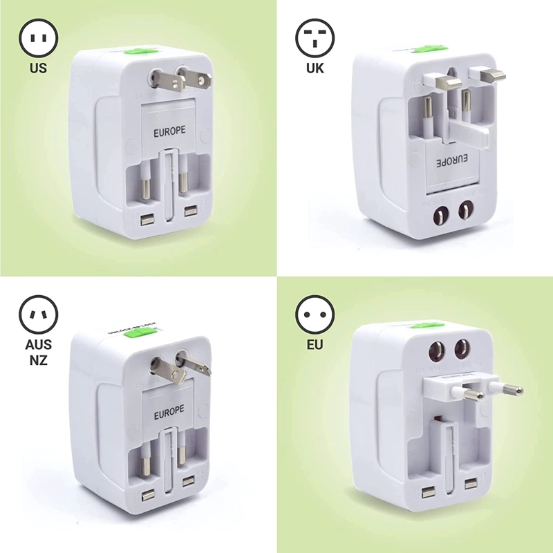 ADAPTADOR ENCHUFE UNIVERSAL PARA VIAJES 110 A 220V - 3