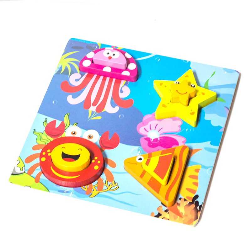 PUZZLE ENCAJE INTELIGENTE JUGUETE MADERA - 3