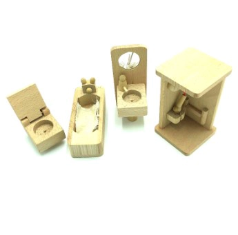 MINI MUEBLE DE JUGUETE MINIATURA MADERA - 2