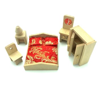 MINI MUEBLE DE JUGUETE MINIATURA MADERA - 4