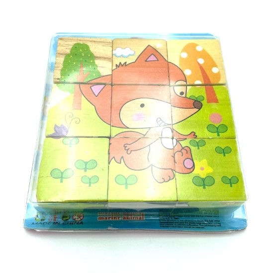 PUZZLE CUBO JUGUETE MADERA - 2