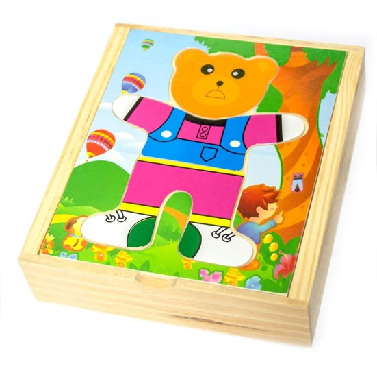 OSO SIMPLE JUGUETE MADERA - 2