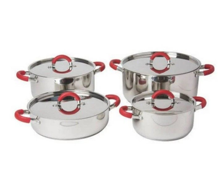 BATERIA DE COCINA ARTE ANDINO 8 PIEZAS ACERO INOX - 2