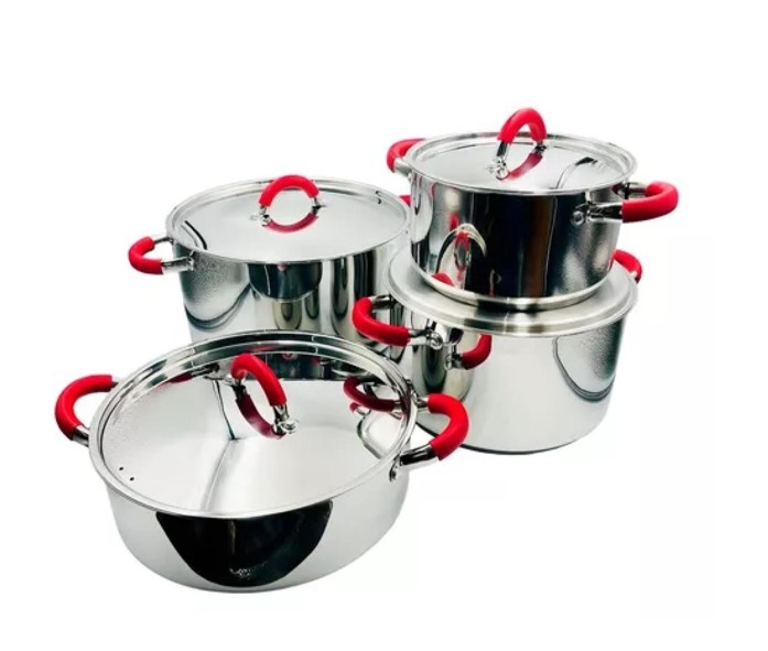 BATERIA DE COCINA ARTE ANDINO 8 PIEZAS ACERO INOX - 3