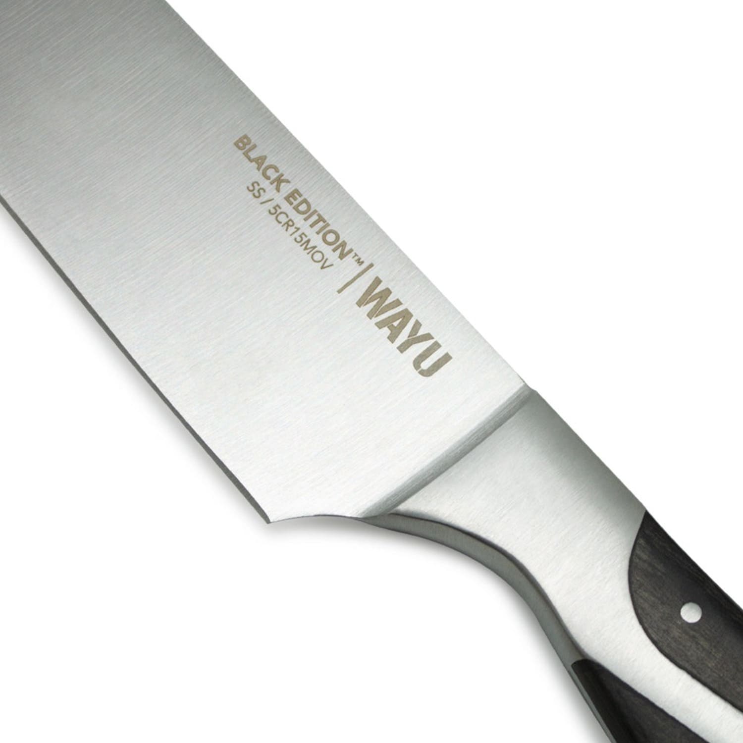 CUCHILLO CHEF 8' BLACK EDITION WAYU - 4