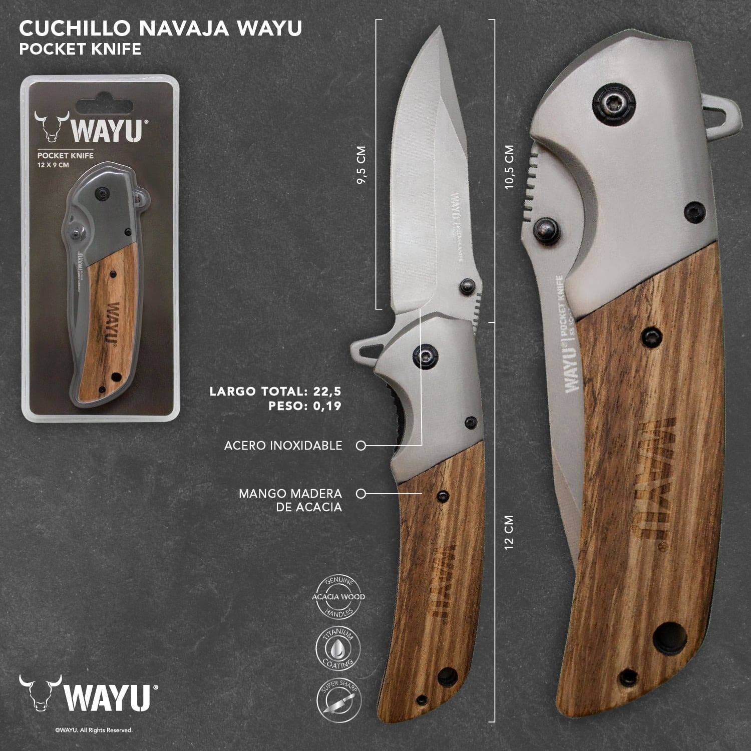 CUCHILLO NAVAJA WAYU - 4