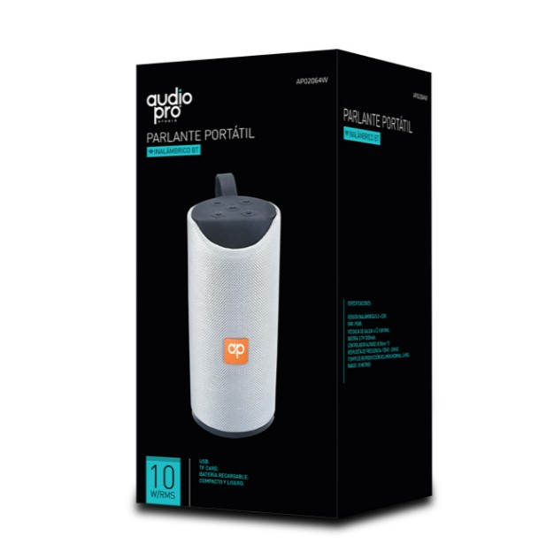 PARLANTE PORTABLE AUDIOPRO/ BT /USB/SD/ BLACK AUDIOPRO AP02064BK - 2