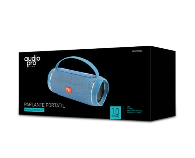 PARLANTE PORTABLE AUDIOPRO/ BT /USB/SD/ RED AUDIO PRO AP02065 - 2