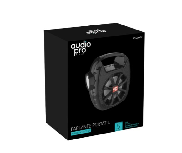 RADIO LINTERNA RECARGABLE FM USB SD. GREEN AUDIO PRO AP02068 - 2