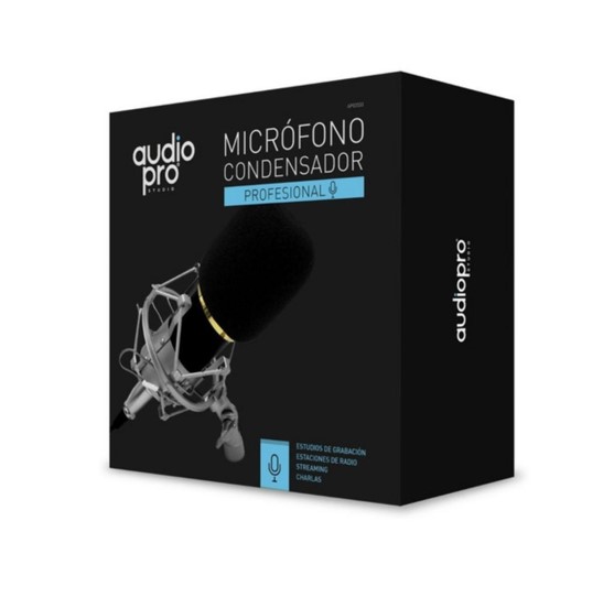 MICROFONO AUDIO PRO CONDENSADOR HOME STUDIO AUDIOPRO AP02033 - 2