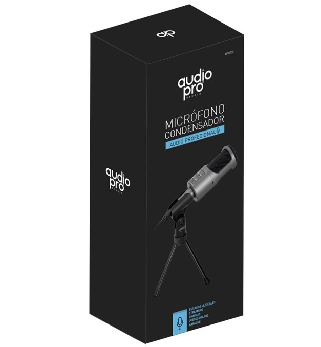 MICROFONO AUDIO PRO CONDENSADOR HOME STUDIO USB AUDIOPRO AP02030 - 3