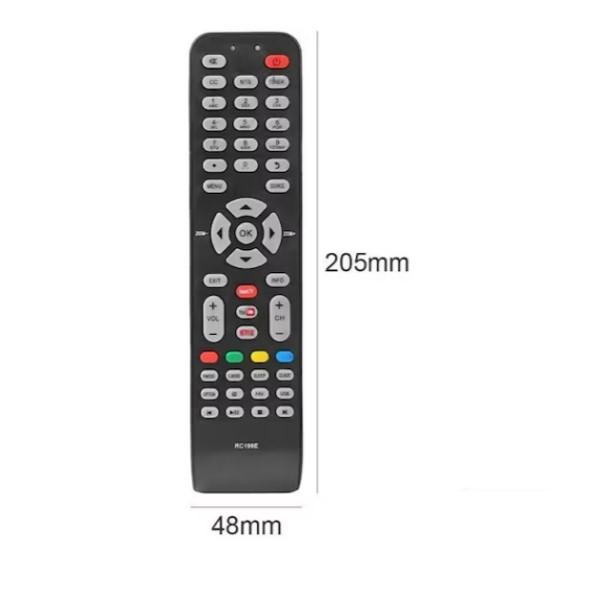 CONTROL REMOTO COMPATIBLE CON SMART TV RECO / MASTER G / KIOTO DBCRTV18 - 2