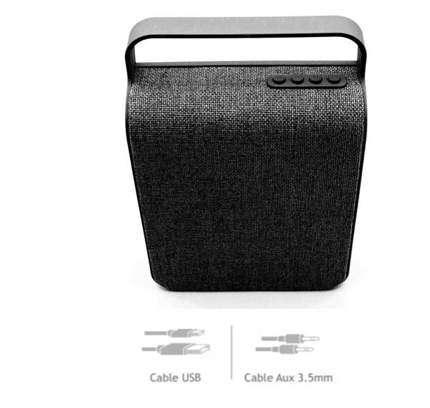 PARLANTE PORTABLE DBLUE CON BLUETOOTH /USB/SD/FM RADIO/AUX/ BLACK - 3