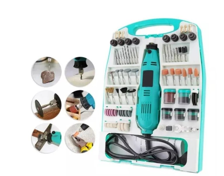 MINI TALADRO OEM MICRO MAQUINA PULIDO TIPO DREMEL FRESAS GRABADO PATENTE - 1