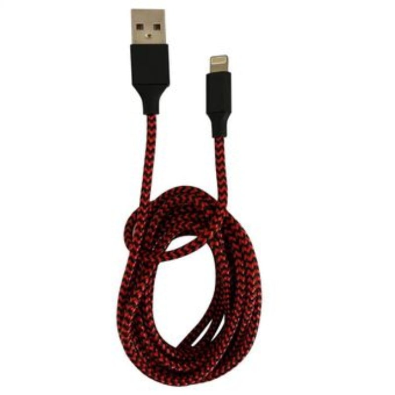 DBLUE CABLE USB PARA IPHONE 5 /6 IPAD RED 1MT