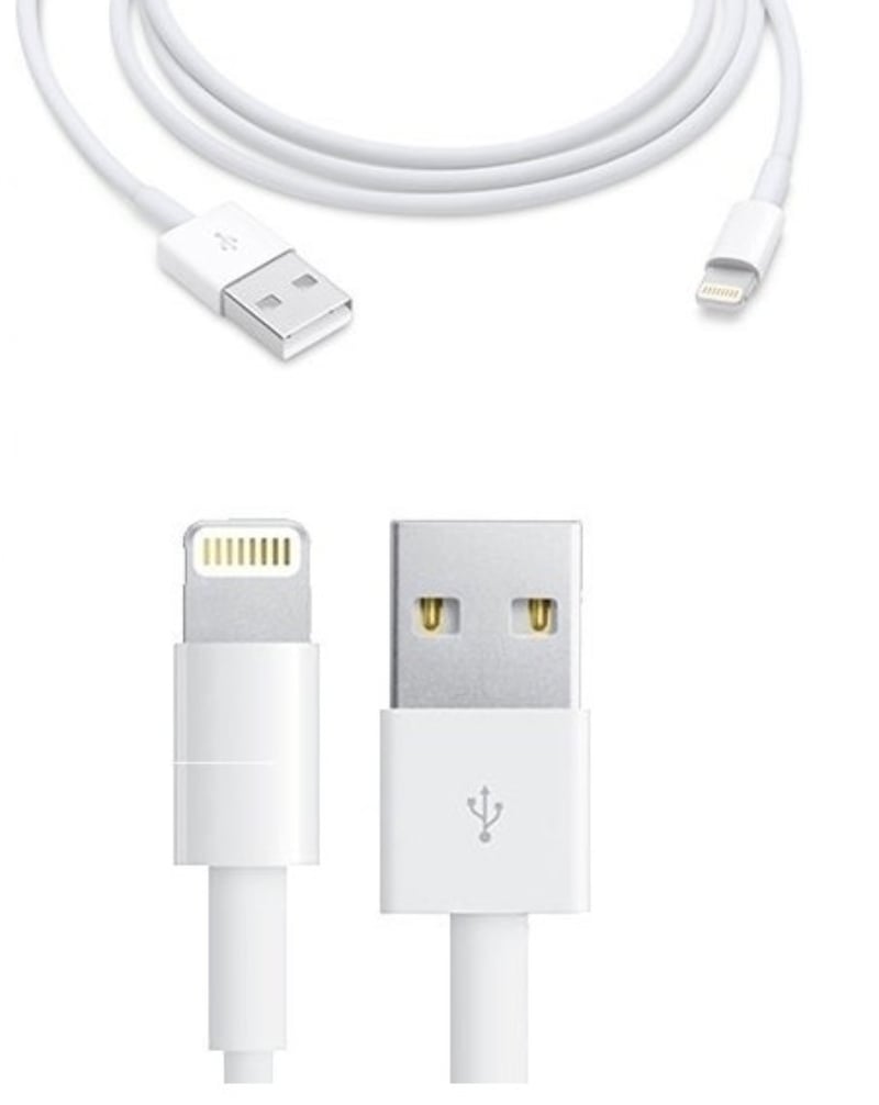 CABLE PARA CELULAR DE USB A LIGHTNING PREMIUM. WHITE 1 MT - BOX - 1