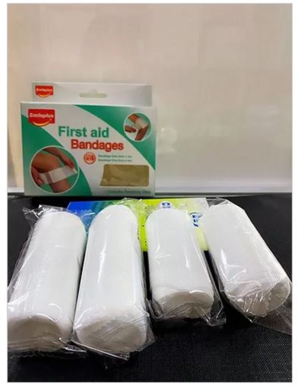 PACK 4 VENDA GASA OEM PRIMEROS AUXILIO 8 CM X 4M - 2