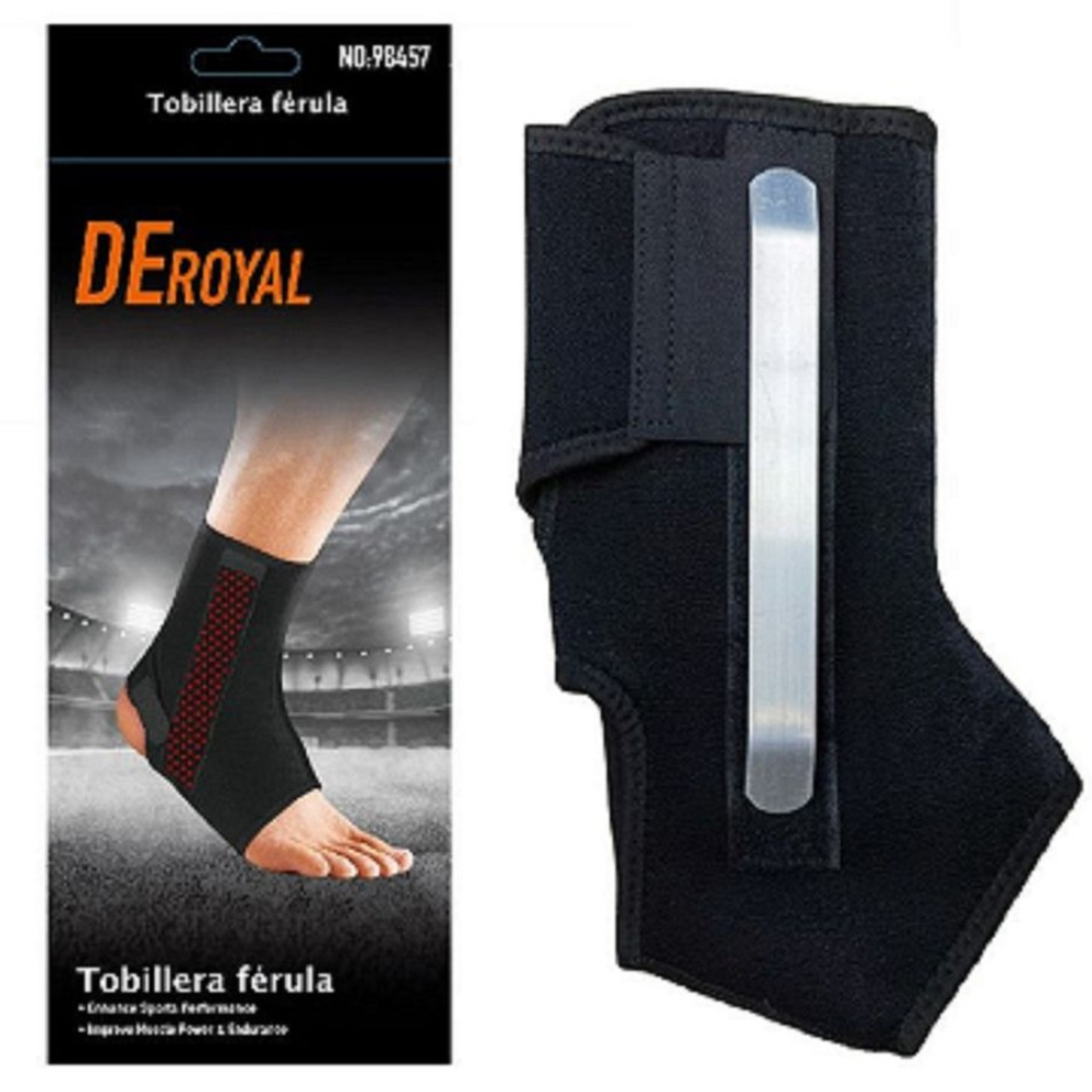 TOBILLERA OEM ORTOPÉDICA FÉRULAS ESTÁNDAR DEROYAL NEGRO - 1
