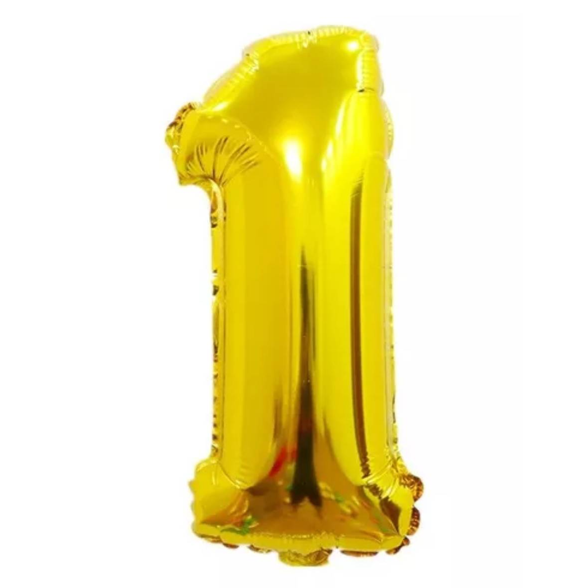 GLOBO OEM NÚMERO METALIZADO 40 PULGADAS # 1 DORADO - 1