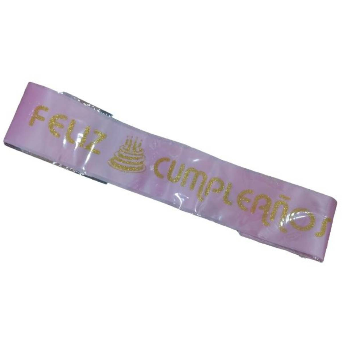 BANDA FELIZ CUMPLEAÑOS UNIDAD ROSADO - 1
