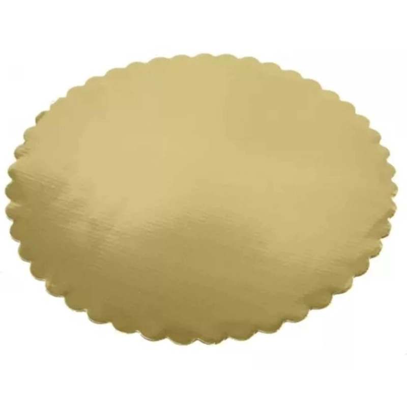 BASE OEM CARTÓN 40CM X6 UNIDADES DORADO TORTA - 1