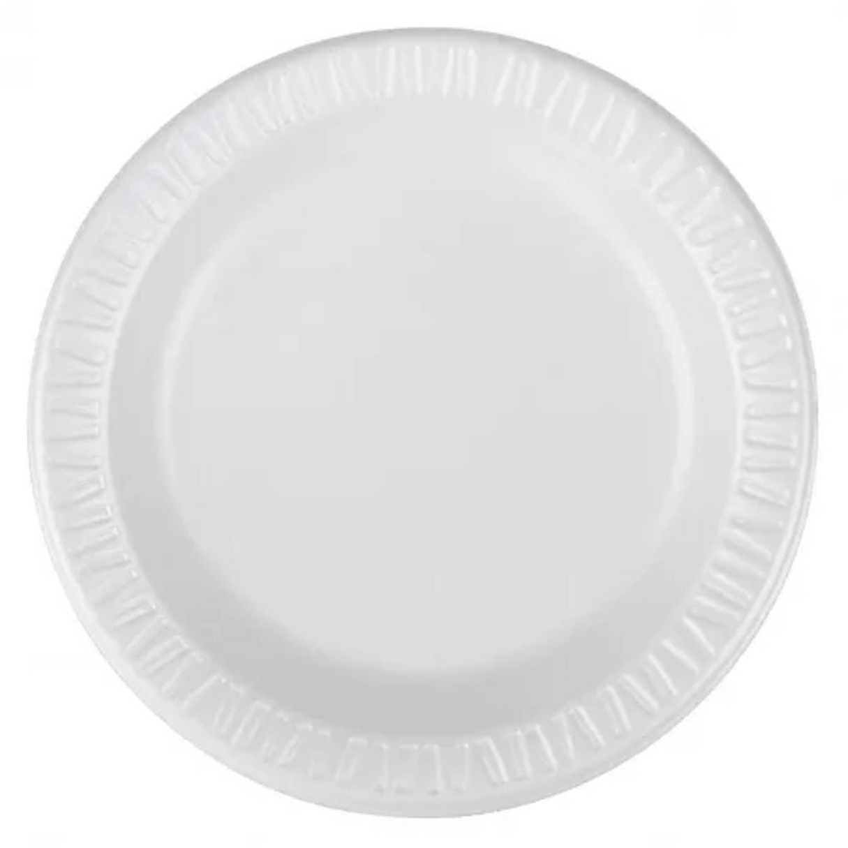 PLATO OEM PLÁSTICO 9 PULGADAS X 10 UNIDADES BLANCO - 1
