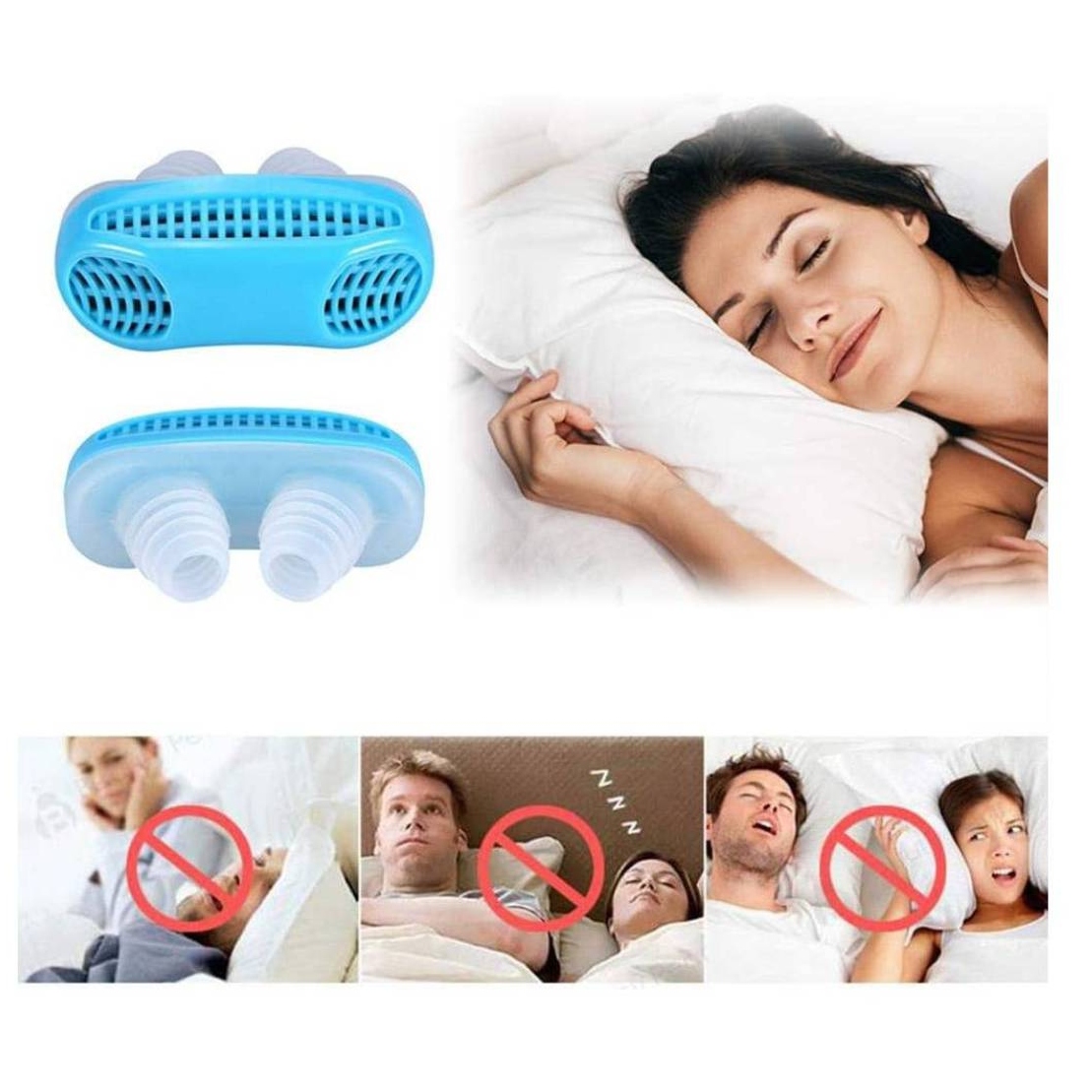 PURIFICADOR OEM DILATADOR NASAL ANTIRRONQUIDO 2 EN 1 - 2