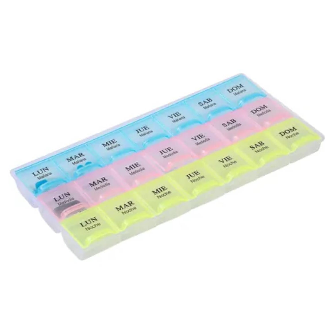 PASTILLERO OEM DISPENSADOR MEDICANTOS 21 COMPARTIMIENTOS - 2
