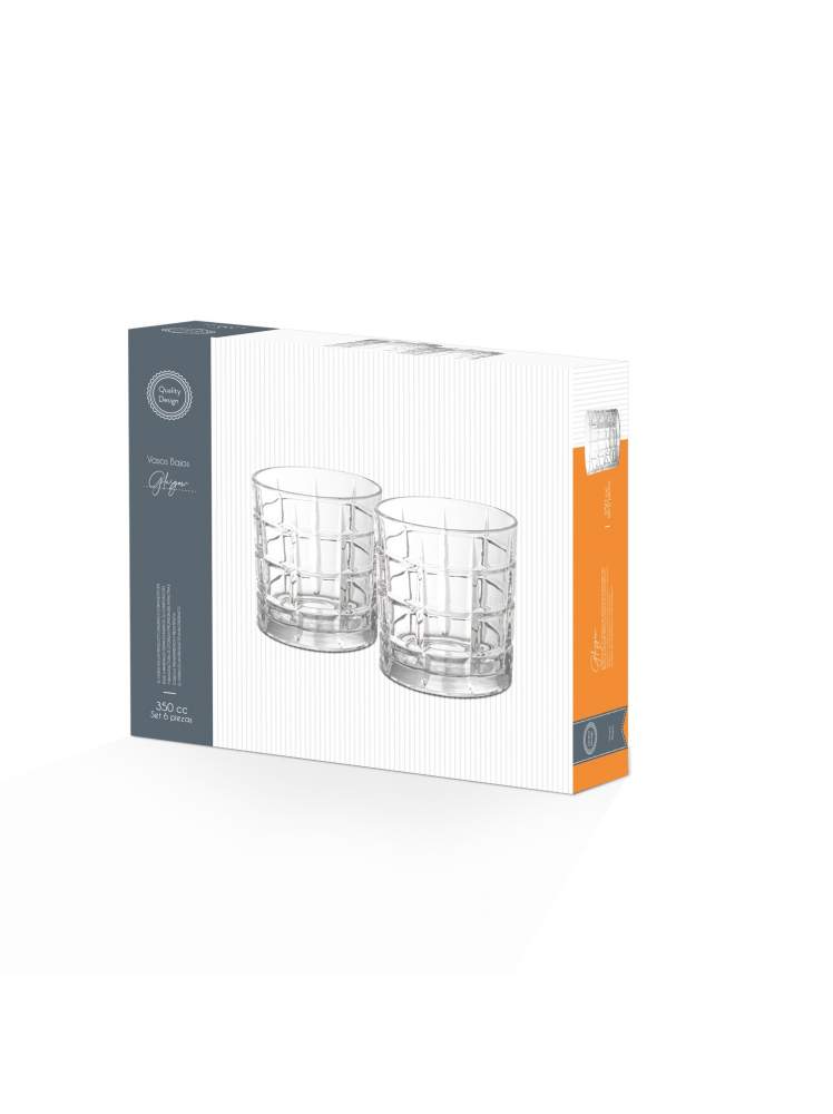 SET DE 6 VASOS BAJOS 350CC GLASGLOW - 2