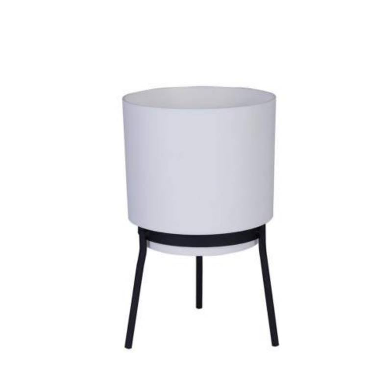 MACETERO DECORATIVO 2 LITROS CONCEPTS LIFE EN COLOR BLANCO - 1