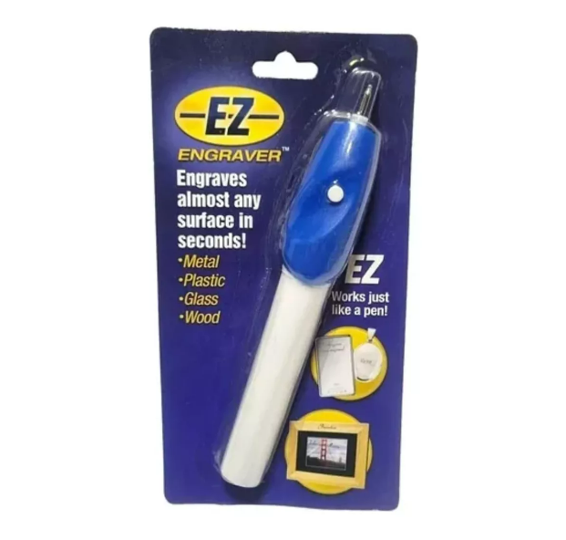 LÁPIZ PARA GRABAR DE ESPEJOS PLUMA GRABADO PATENTE A PILAS - 1