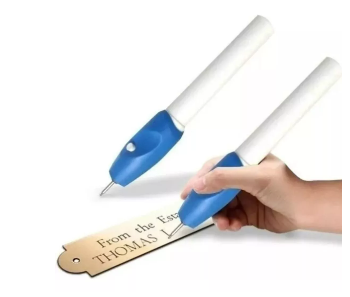 LÁPIZ PARA GRABAR DE ESPEJOS PLUMA GRABADO PATENTE A PILAS - 2