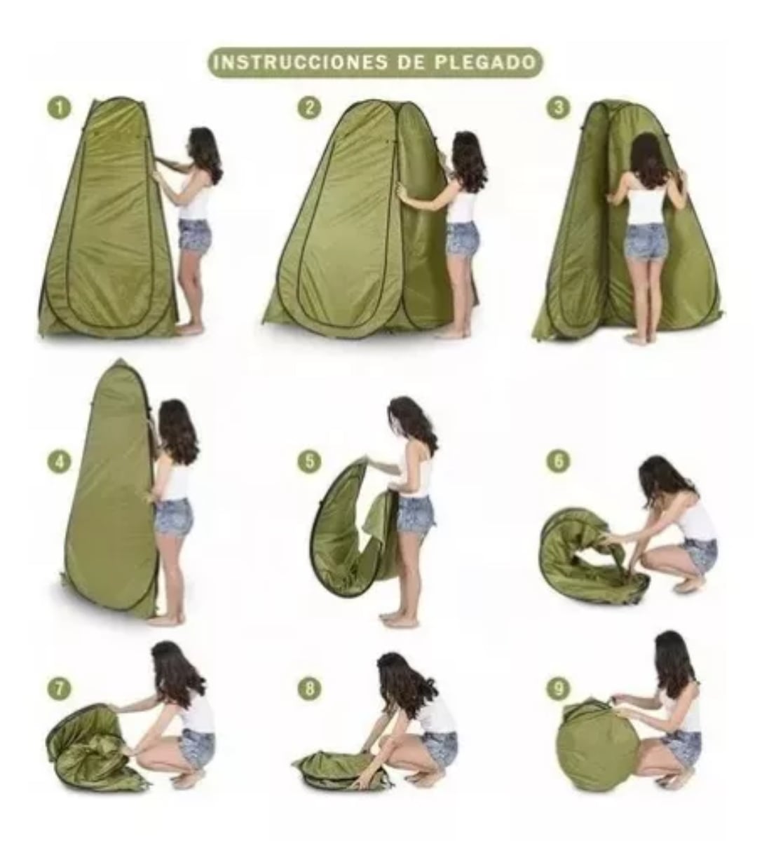 CARPA OEM CAMPING VESTIDOR BAÑO 120X120X190CM - 3