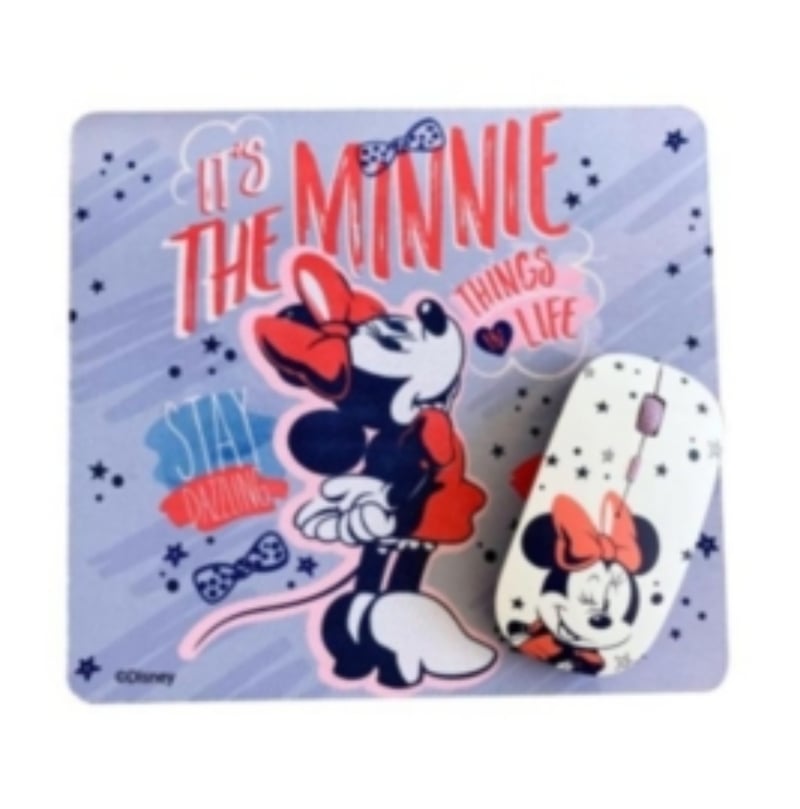 KIT 76410N-NOC MOUSE INALAMBRICO Y MOUSE PAD MINNIE 1 - 2