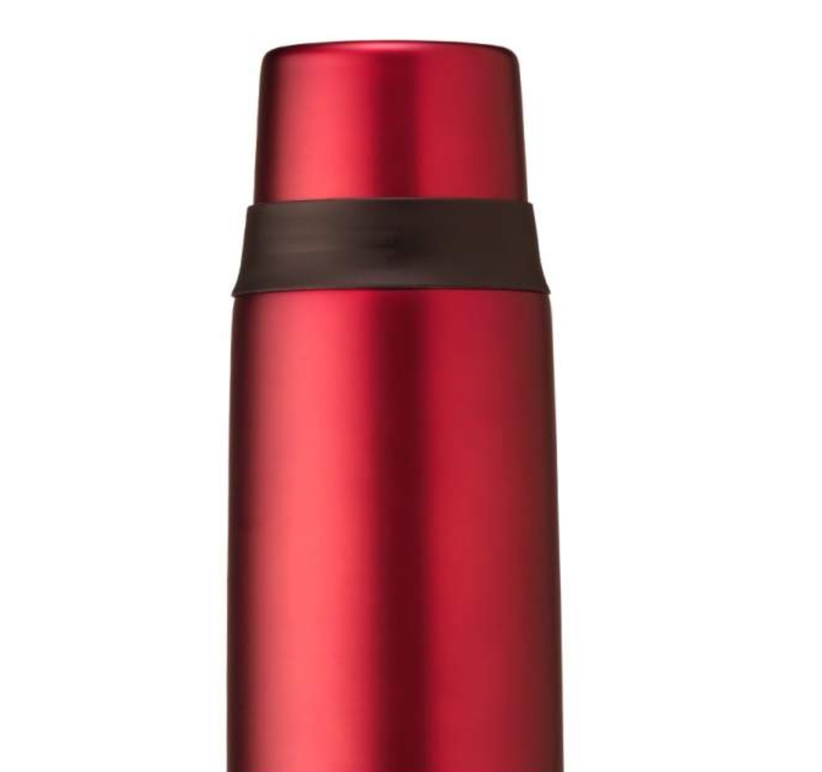 TERMO 1 LITRO DE ACERO INOXIDABLE ROJO MEGASLIM - 2