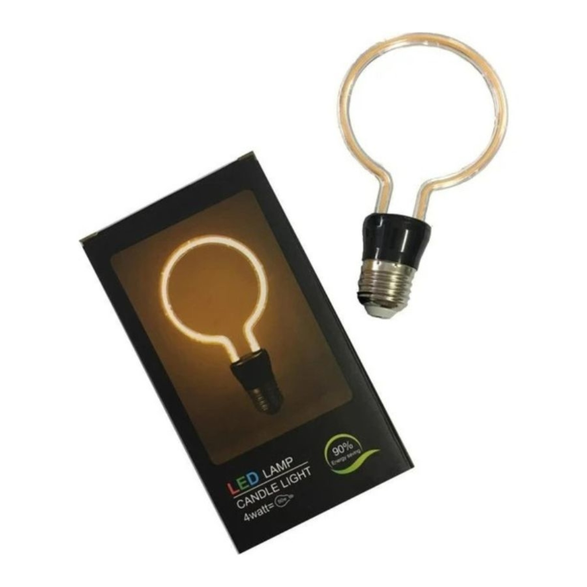 AMPOLLETA LED FIGURAS VINTAGE LAMPARA DECORACION CIRCULO - 2