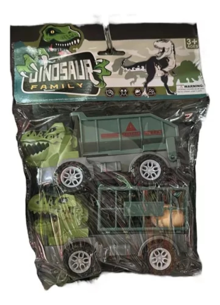 SET 2 CAMIÓN DINOSAURIO 15X7CM - 1