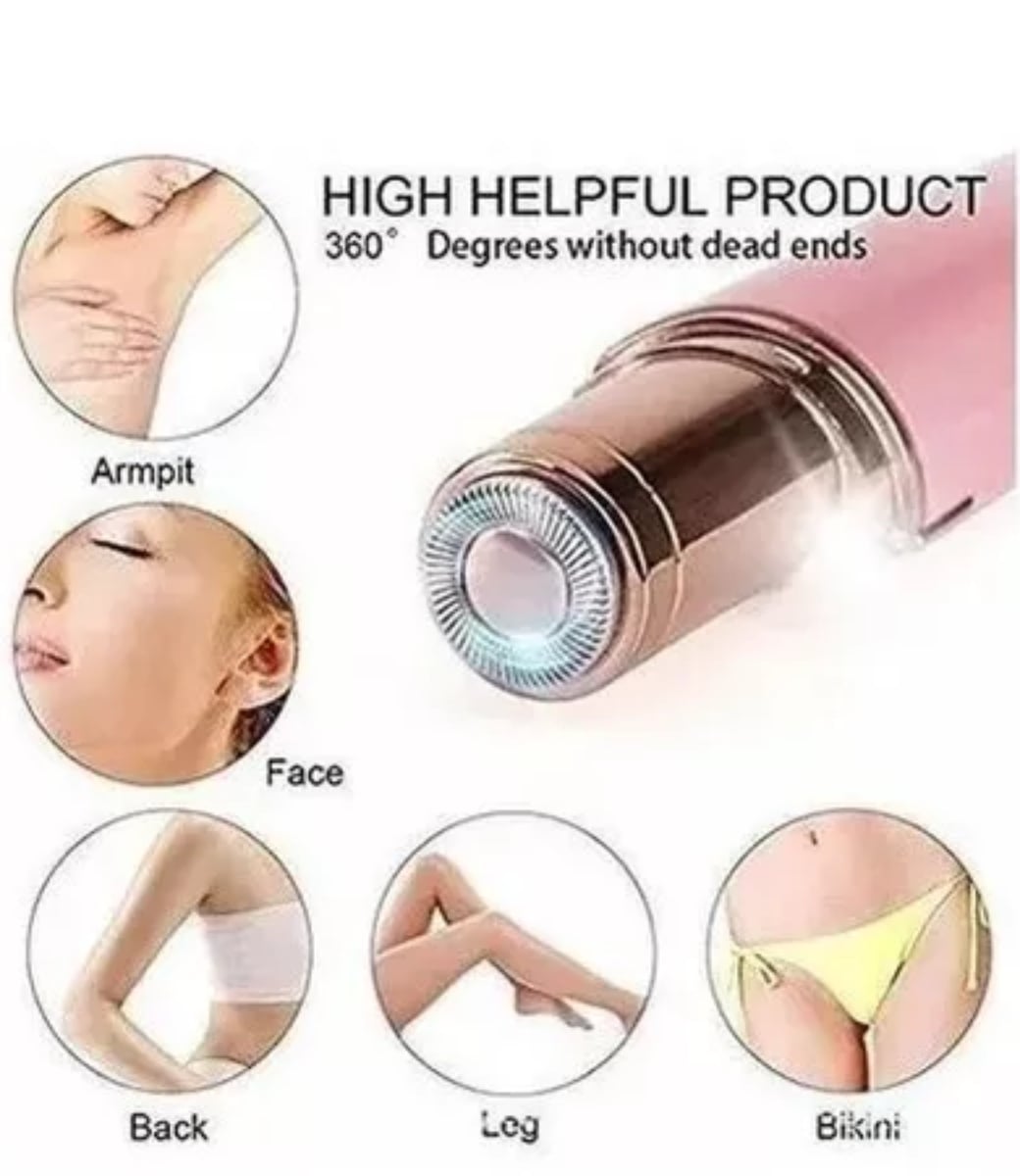 MINI DEPIILADORA OEM FORMA DE LÁPIZ LABIAL FACIAL OPERADA CON BATERIA - 3
