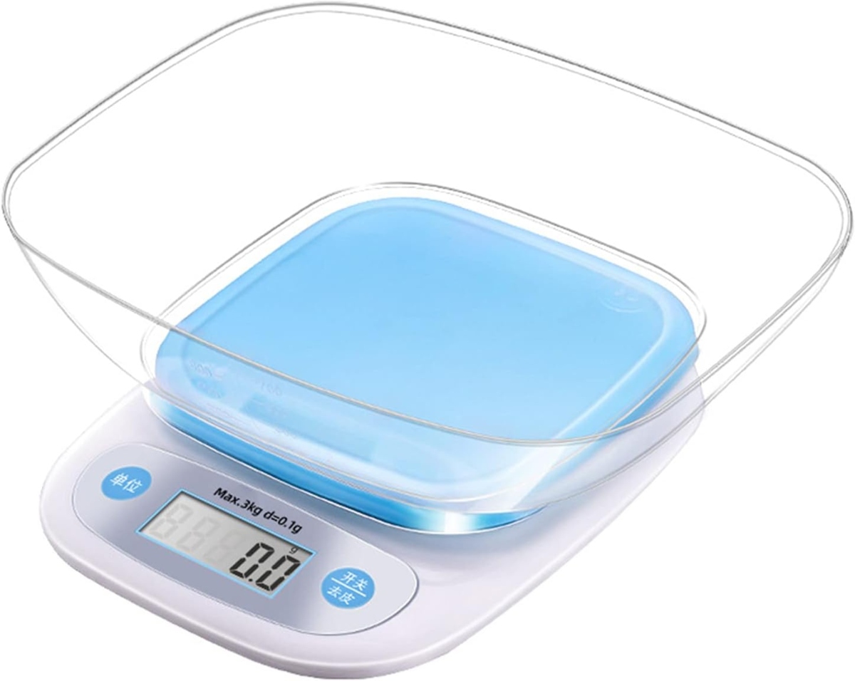 BALANZA BASCULA PESA DIGITAL PARA COCINA CON RECIPIENTE 5 KILOS - 1