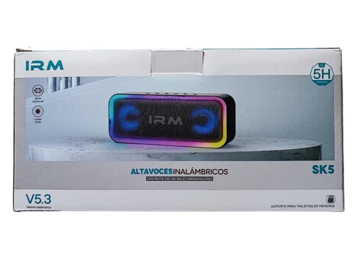 PARLANTE PORTÁTIL BLUETOOTH IRM SK5 - 1