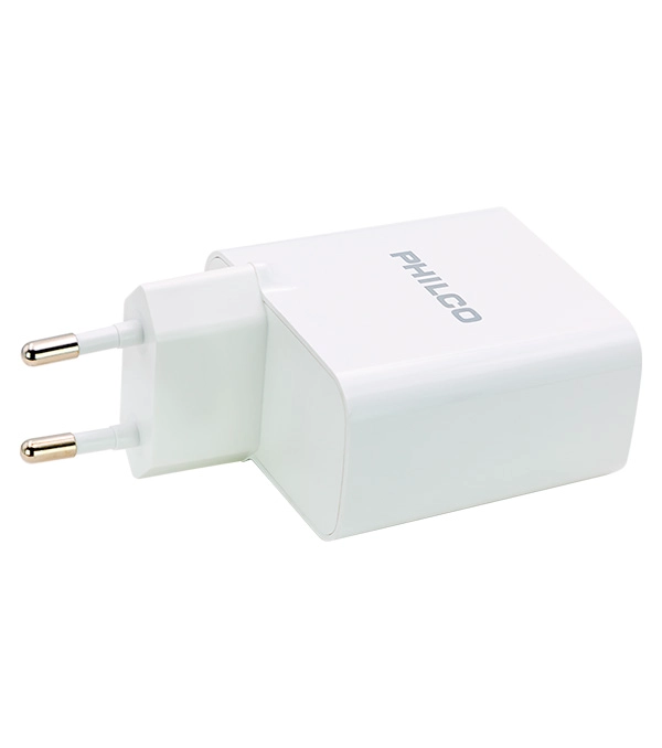 CARGADOR DE PARED SUPER RAPIDO 30W USB A Y TIPO C - 1